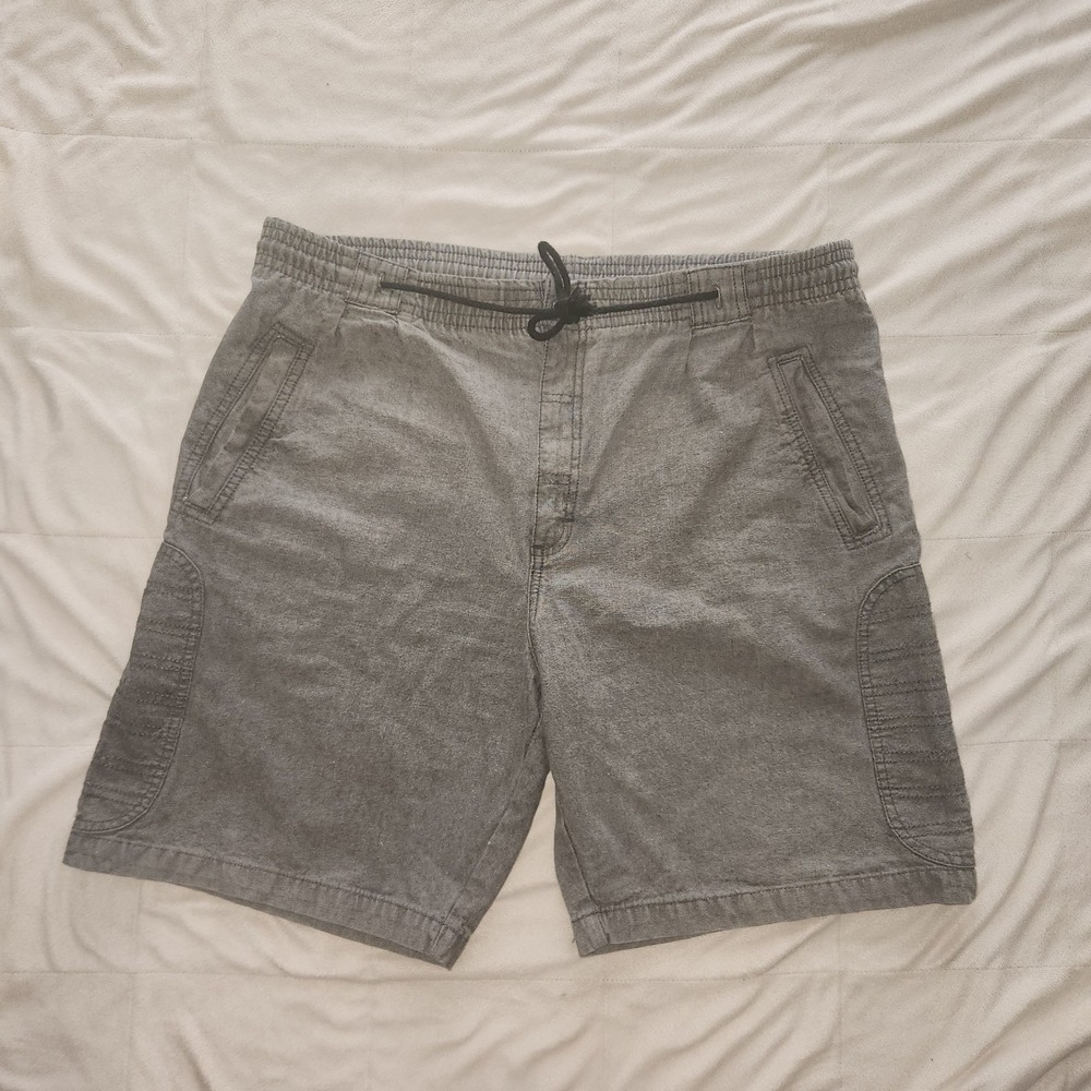 Vintage GITANO Mens Large Gray Stonewash shorts. Y2K 1990s 1980s Retro